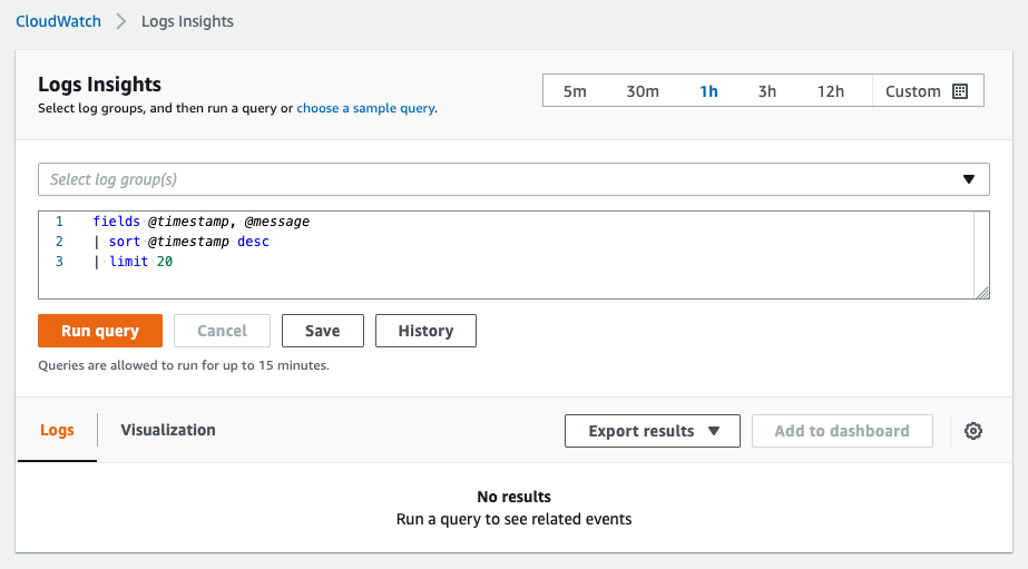 log insights initial